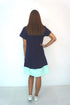 Dress The R Anywhere Dress - Perfect Navy, Aqua Colour Block dubai outfit dress brunch fashion mums